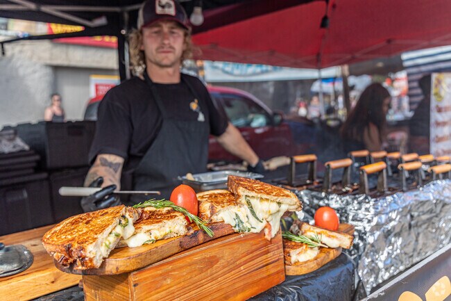 Food is prepared fresh and, at times, melty.