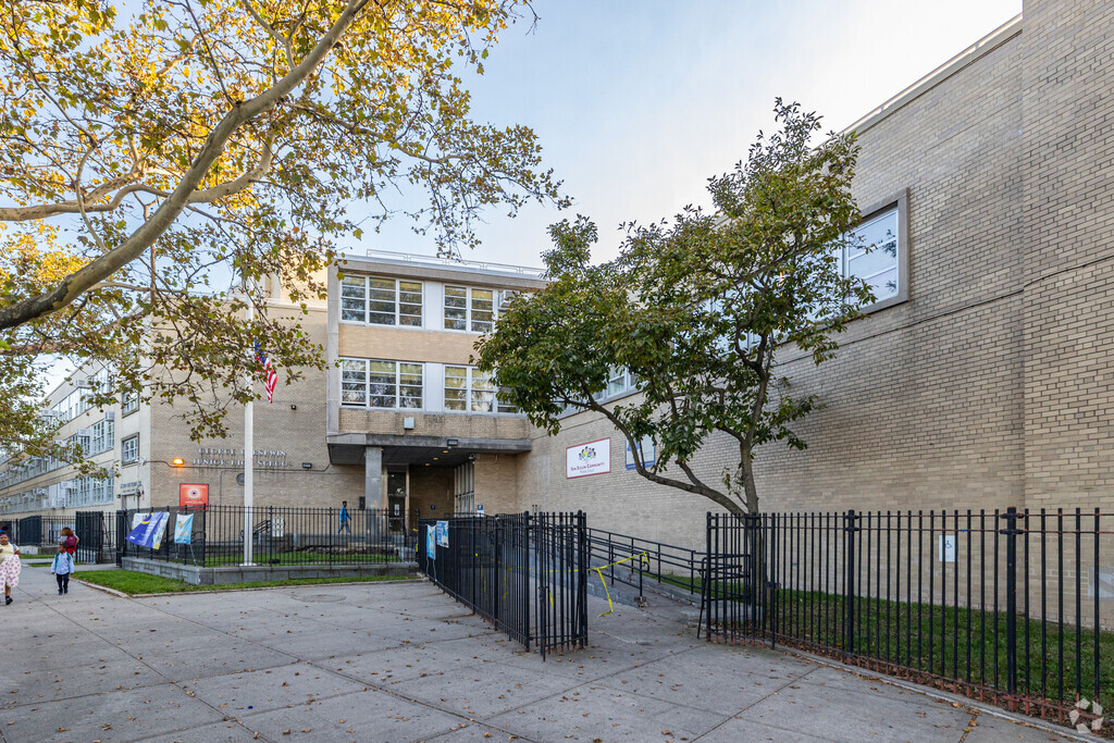 Van Siclen Community Middle School Serves children from Queens and Brooklyn.