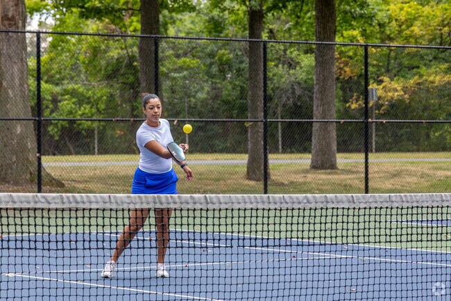 Pickleball games in Fords Park bring Hopelawn neighbors together for fun and activity.