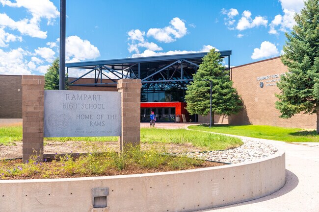 Rampart High School is a public high school and home of the Rams.