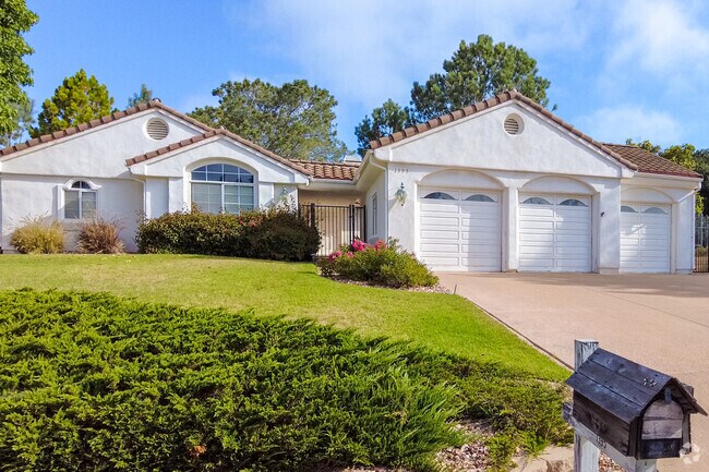 Three car garages are an option in Mission Hills.