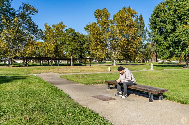 Greenfair Park used to be an apartments complex that was torn down.
