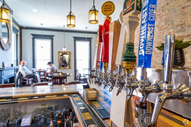 See what is on tap and grab a meal at The Swire Inn in Church.