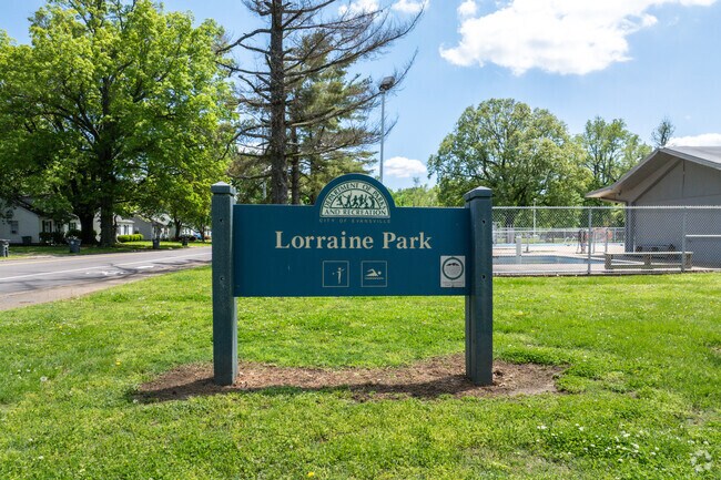Lorraine Park is part of Evansville's network of parks.