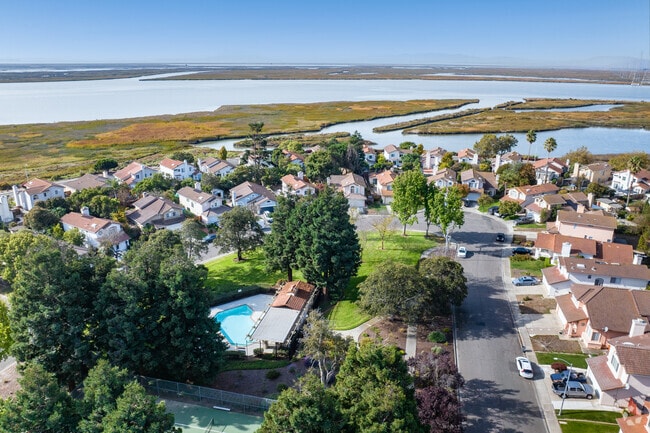 The San Pablo Bay National Wildlife Refuge is the backdrop for North Vallejo.