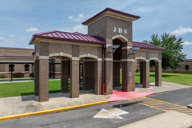 Jennings High School encourages success through academics and athletics.