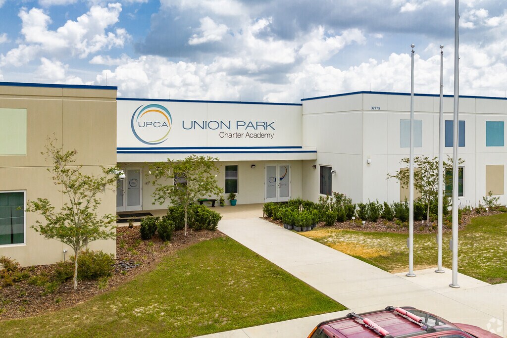 Union Park Charter Academy has 585 students in grades K-8 in Wesley Chapel.