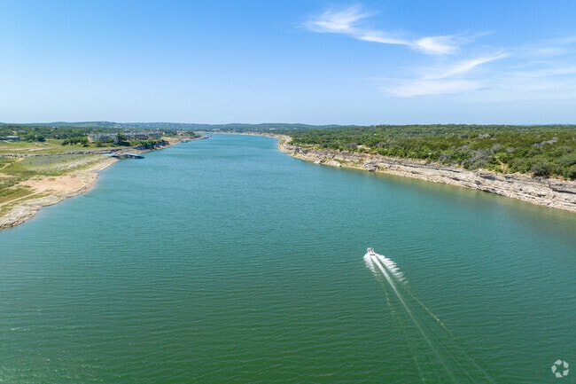 Boating and fishing are popular at Lago Vista’s scenic lakefront parks.
