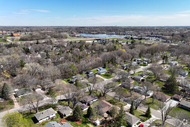 Homes on the south side of Maplewood are near Battle Creek Lake.