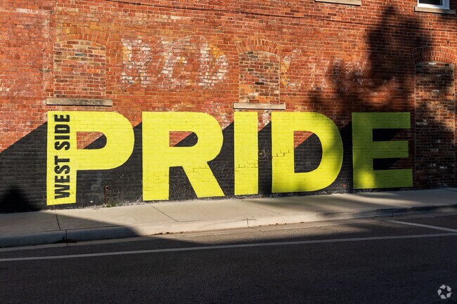 West Bloomington has a number of great murals that give it unique character.