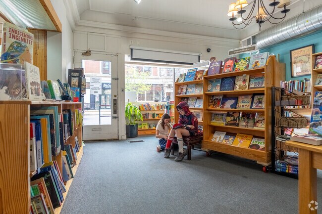 Children of Vinita Park love the extensive children section of Left Bank Books.