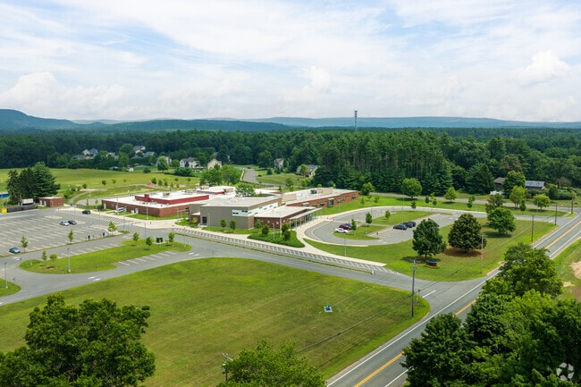 East Meadow is a public school located in Granby, MA, which is in a fringe rural setting.