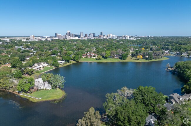 Lake Lancaster is just one of several areas with scenic views throughout Delaney Park.
