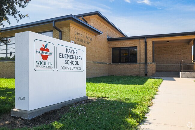 Payne Elementary School serves young learners in Stanley/Aley’s west Wichita neighborhood.