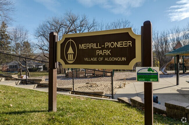 The residents of Merrill Algonquin Hills have great access to Pioneer Park.