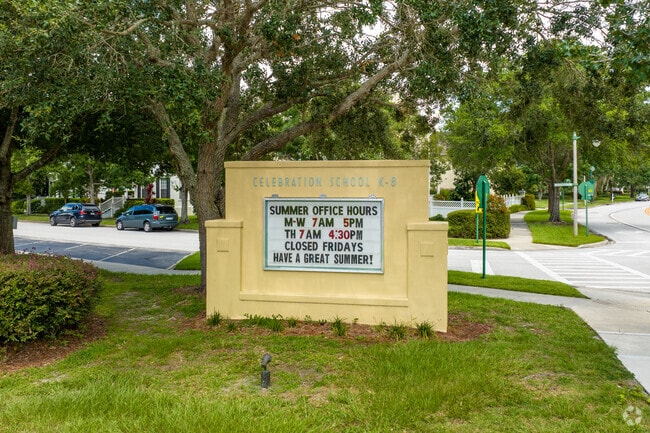 Welcome to Celebration School in Celebration, FL.