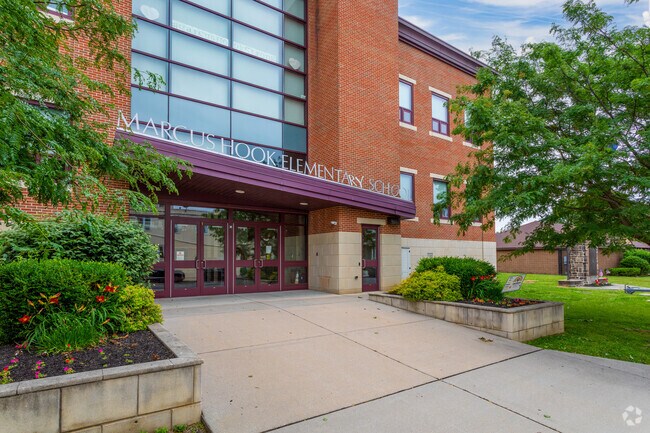 Students at Marcus Hook Elementary School learn and play together in a vibrant community.