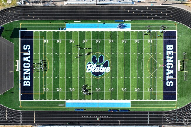 Blaine Senior High School is the top-rated public high school in Anoka County.