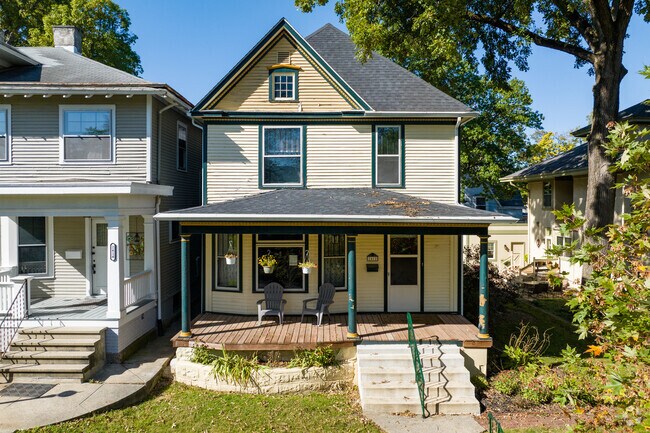 Each home in Williams-Woodland Park is unique, with nods to Colonial Revival.