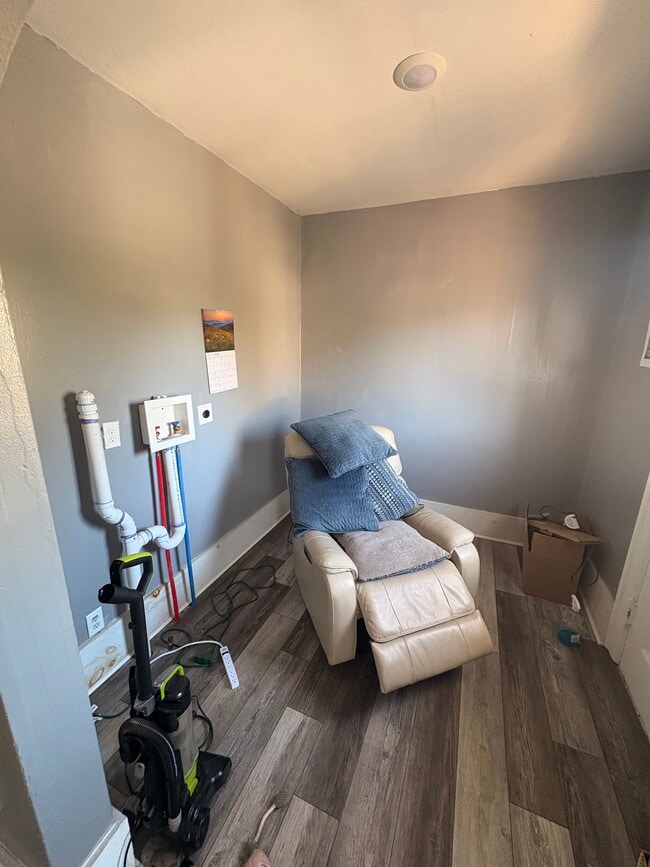 Washer and dryer area