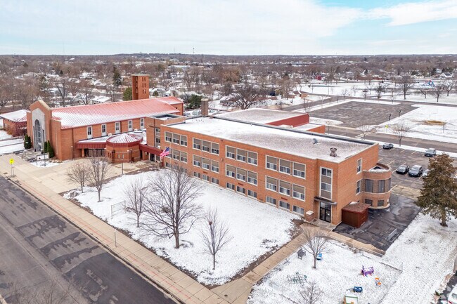 All Saints Academy is a private Pre-K through 6th grade Catholic school.