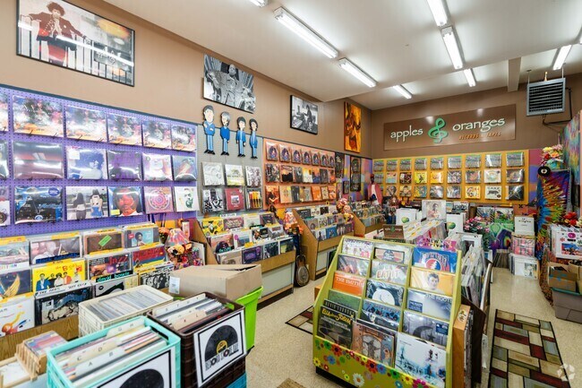 Just south of Kenmore Northeast is the record store Apples and Oranges.