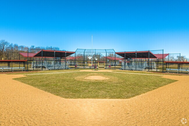 James W. Cownie Baseball Park is well maintained for a game at any time.