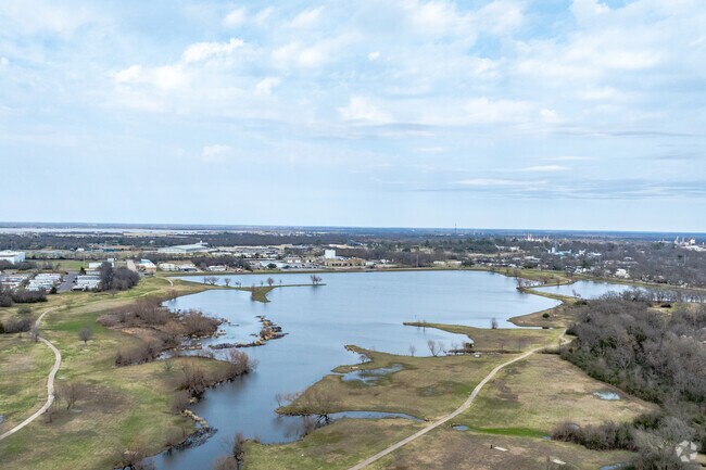 Coleman Park offers relaxing walking trails next to Lake Coleman in Sulphur Springs.