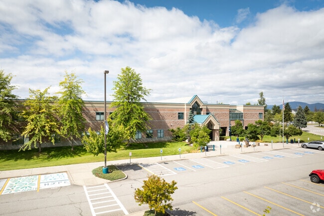 East parking at Lake City High School.