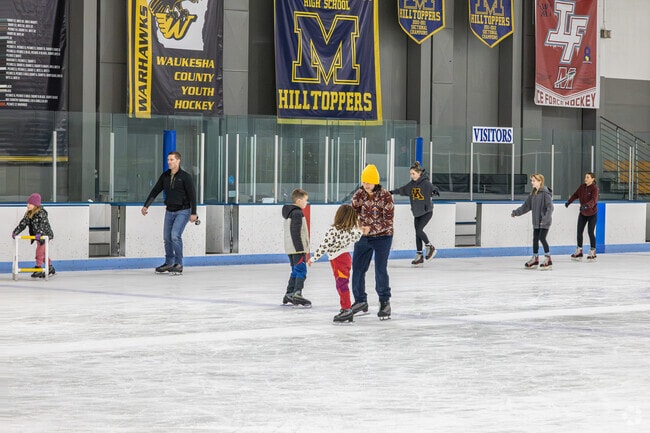 Brookfield Town families can skate the day away at one of many ice arenas in the area.