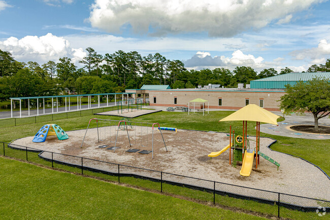 The playground is a favorite spot for students at Conway Elementary School in Conway.