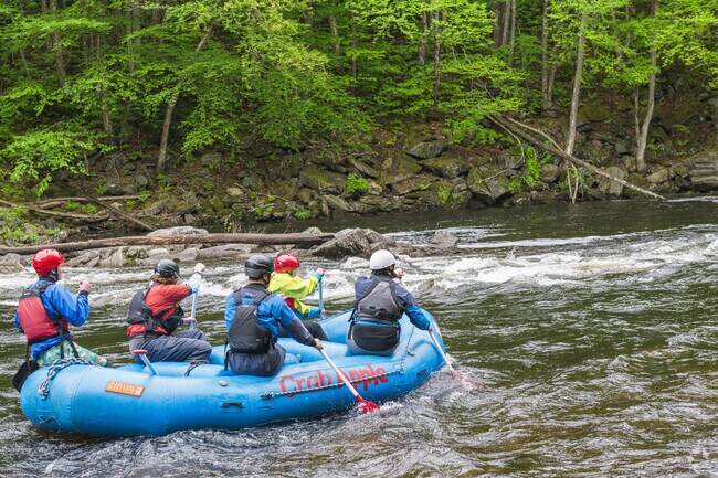 Whitewater rafting along the Deerfield river is popular among both tourists and residents of Savoy.
