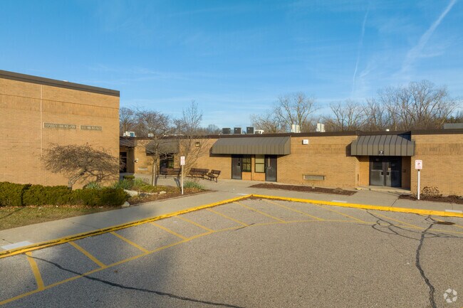 Morgan Elementary School main entrance.