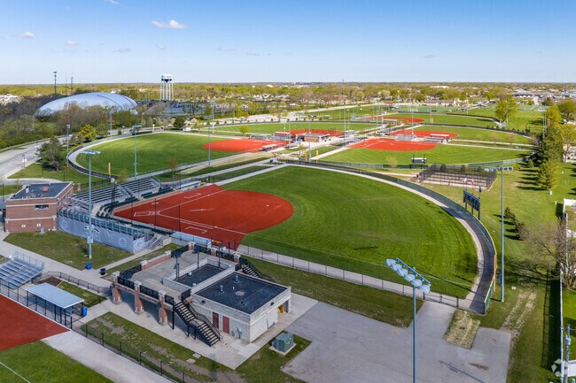 Crown Point Sports Complex features many athletic facilities for local residents.