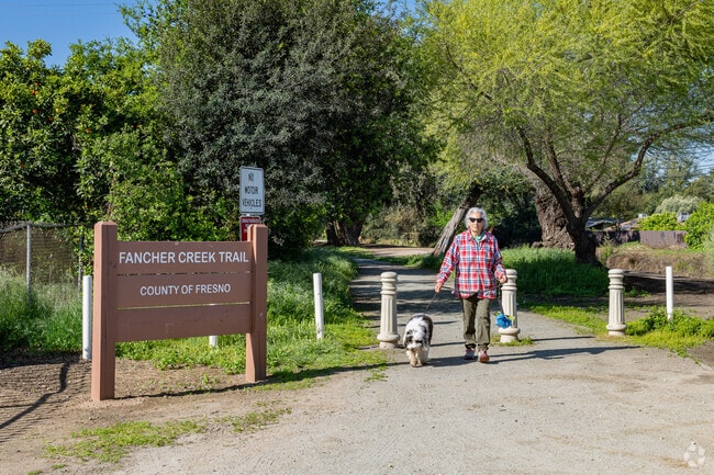 Sunnyside residents enjoy their morning walks along the Fancher Creek Trail in Fresno.