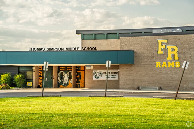 Children can easily walk or bike to Thomas Simpson Middle School.