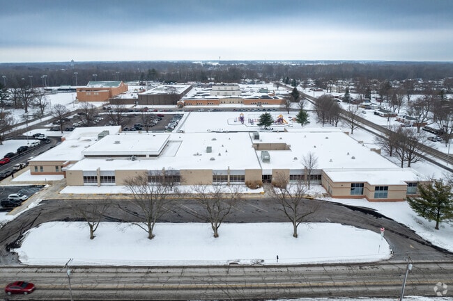 Pleasant View Elementary School is surrounded by residential homes.