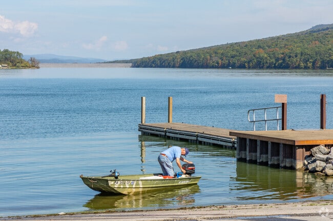 Bald Eagle State Park is a popular spot for boating and fishing.