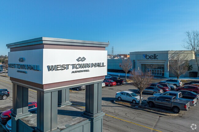 Enjoy several shopping options at the local West Town Mall.