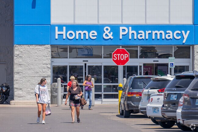 The Walmart near Sycamore Creek offers a variety of groceries for local daily needs.