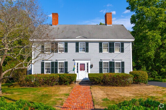 A stately Colonial sits on Main Street in Kingston.