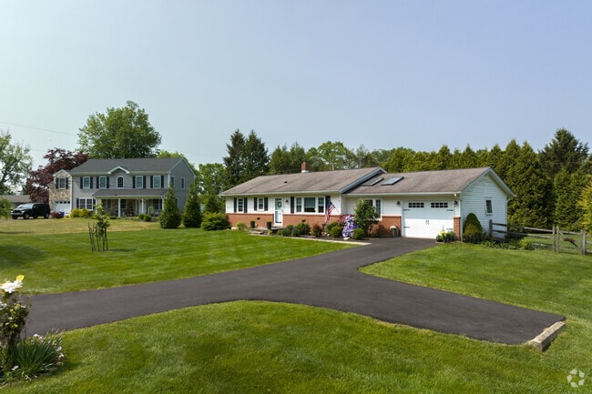 Exton has lovely homes on spacious lots for decorations or barbeques.