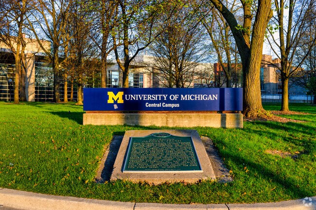 The University of Michigan, in Ann Arbor, is about 5 miles from Travis Pointe.