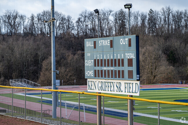 The baseball diamond at Ringgold Middle School is named after Ken Griffey Sr.