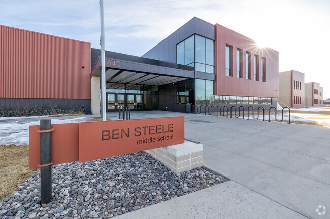 The athletic facilities at Ben Steele Middle School in West Shiloh promote student fitness.