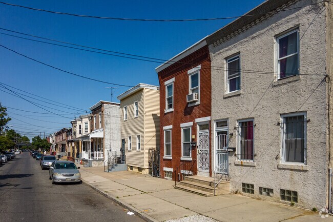 A variety of rowhomes line the streets in the Gateway neighborhood of Camden County.