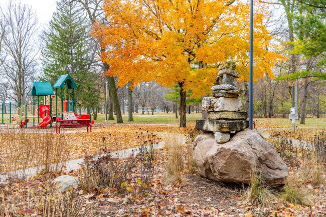 Roosevelt residents love Brookside Park's timeless art and fun playgrounds.
