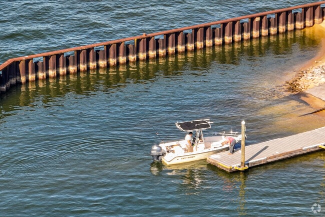 Bonneau fisherman leave the boat dock to try their luck.