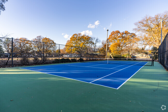 Pop Oliver Park features a tennis court.