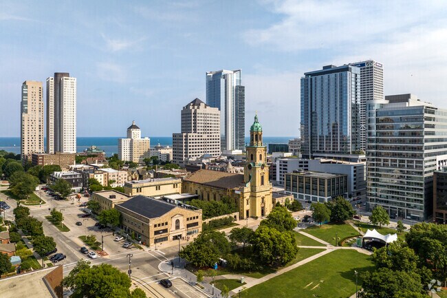 Miles away from Triangle North is the Cathedral Square Park in the downtown area of Milwaukee.